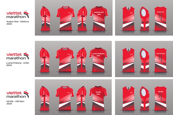 Viettel công bố mẫu áo, huy chương hoàn thành và ý nghĩa logo giải chạy Viettel Marathon 2024