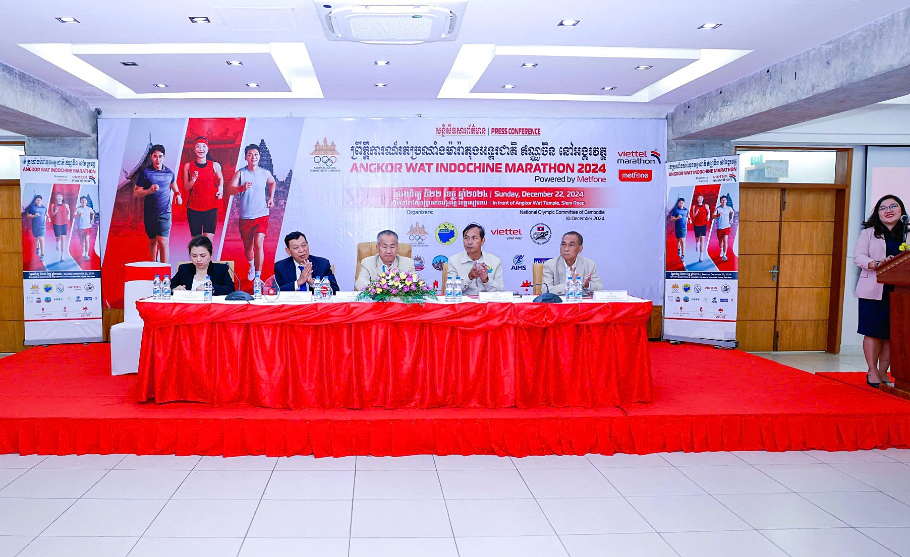 Hơn 38.000 USD tiền thưởng đợi các VĐV, runners ở chặng cuối Viettel Marathon Campuchia